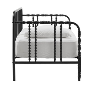 Weimer Iron Spindle Daybed Twin Frame for Guest Studio or Reading Nook Spaces