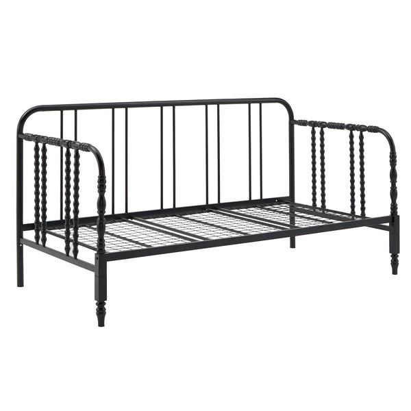 Weimer Iron Spindle Daybed Twin Frame for Guest Studio or Reading Nook Spaces