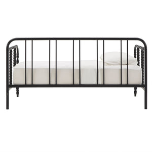 Weimer Iron Spindle Daybed Twin Frame for Guest Studio or Reading Nook Spaces