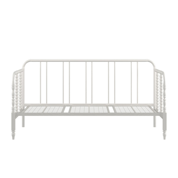 Weimer Iron Spindle Daybed Twin Frame for Guest Studio or Reading Nook Spaces