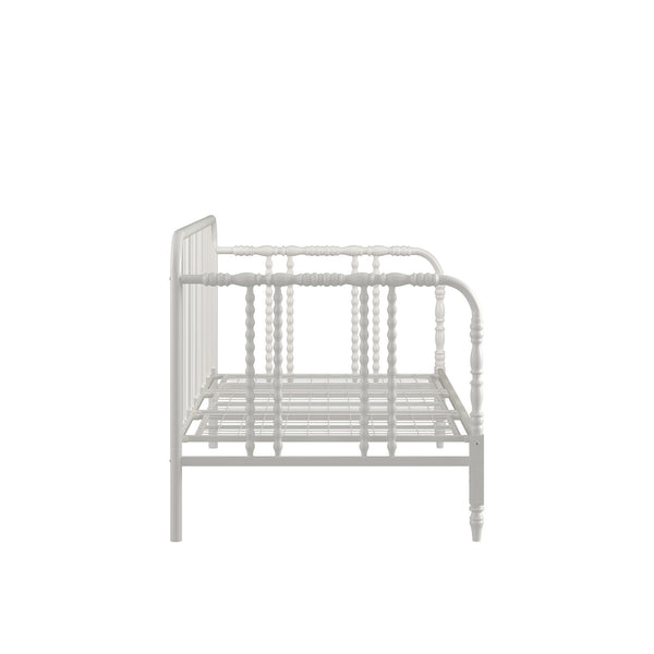 Weimer Iron Spindle Daybed Twin Frame for Guest Studio or Reading Nook Spaces