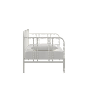 Weimer Iron Spindle Daybed Twin Frame for Guest Studio or Reading Nook Spaces