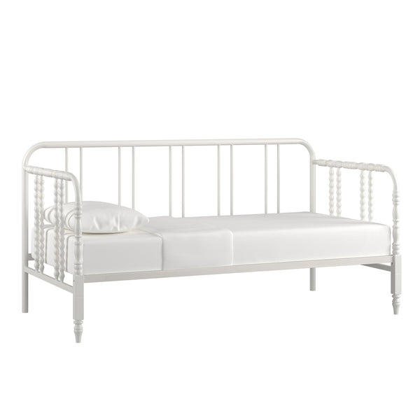 Weimer Iron Spindle Daybed Twin Frame for Guest Studio or Reading Nook Spaces