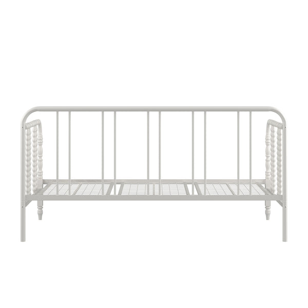 Weimer Iron Spindle Daybed Twin Frame for Guest Studio or Reading Nook Spaces