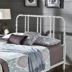 Weimer Iron Spindle Bed Powder Coated Metal Frame for Classic Bedroom Decor