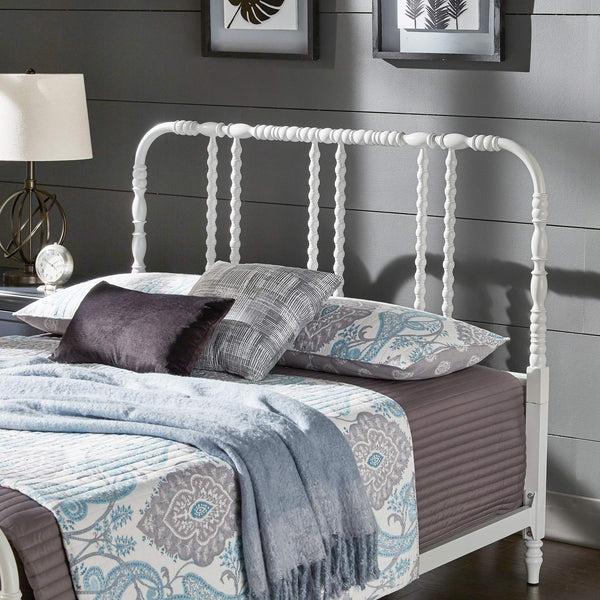 Weimer Iron Spindle Bed Powder Coated Metal Frame for Classic Bedroom Decor