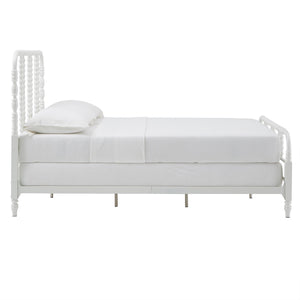 Weimer Iron Spindle Bed Powder Coated Metal Frame for Classic Bedroom Decor