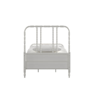 Weimer Iron Spindle Bed Powder Coated Metal Frame for Classic Bedroom Decor