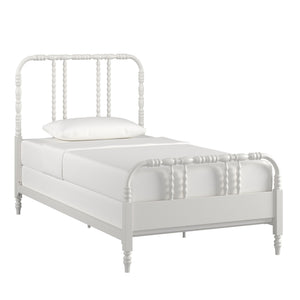 Weimer Iron Spindle Bed Powder Coated Metal Frame for Classic Bedroom Decor