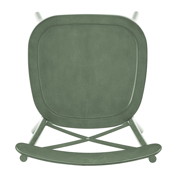 Ervine Metal Dining Chair Set of Two with X-cross Back for Farmhouse Bistro Rooms