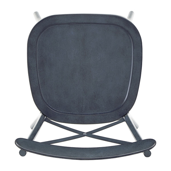 Ervine Metal Dining Chair Set of Two with X-cross Back for Farmhouse Bistro Rooms