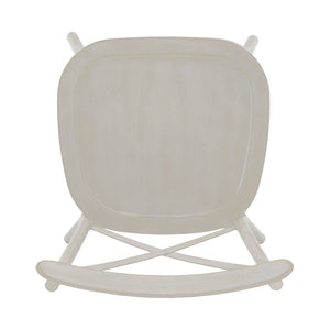 Ervine Metal Dining Chair Set of Two with X-cross Back for Farmhouse Bistro Rooms
