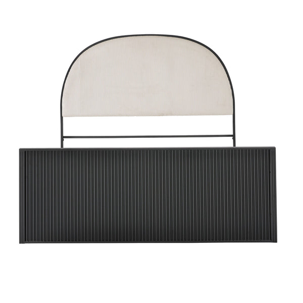 Homelegance Libby Upholstered Bed Grey Foam Padded Frame Modern Bedroom Elegance E193BQ-BK