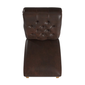 Ashford Button-tufted Upholstered Dining Chair Set with Rubberwood Legs Foam Cushion