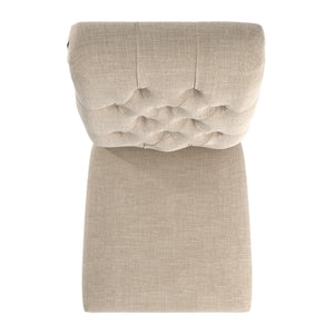 Ashford Button-tufted Upholstered Dining Chair Set with Rubberwood Legs Foam Cushion