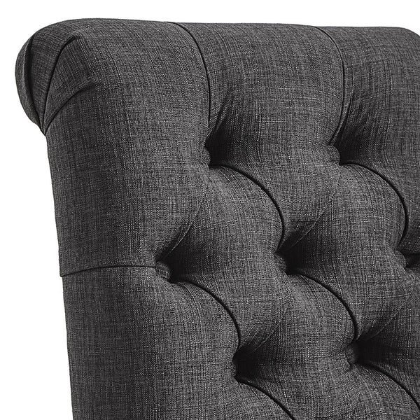 Ashford Button-tufted Upholstered Dining Chair Set with Rubberwood Legs Foam Cushion