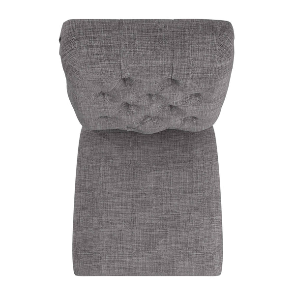 Ashford Button-tufted Upholstered Dining Chair Set with Rubberwood Legs Foam Cushion