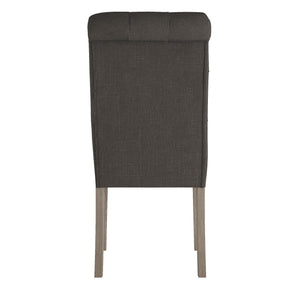 Ashford Button-tufted Upholstered Dining Chair Set with Rubberwood Legs Foam Cushion