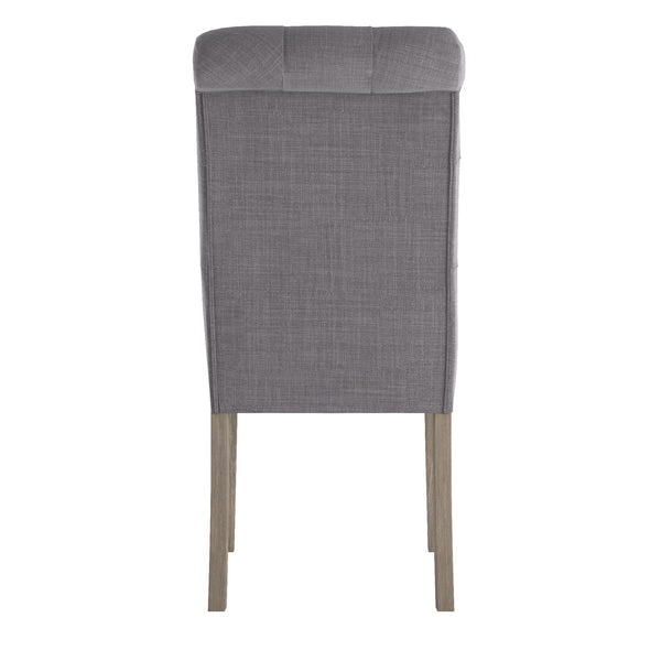 Ashford Button-tufted Upholstered Dining Chair Set with Rubberwood Legs Foam Cushion