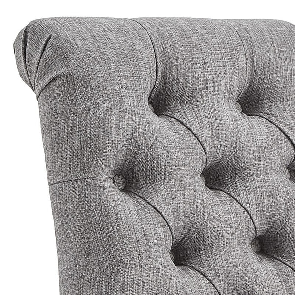 Ashford Button-tufted Upholstered Dining Chair Set with Rubberwood Legs Foam Cushion