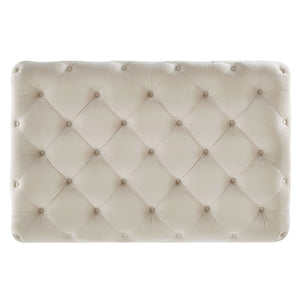 Homelegance Cartia Tufted Fabric Ottoman Versatile Beige Footrest for Any Room E208OT-BV(3A)