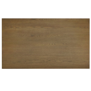 Deidrian Rectangular Coffee Table with Open Shelf and Matte Metal Frame for Living Room
