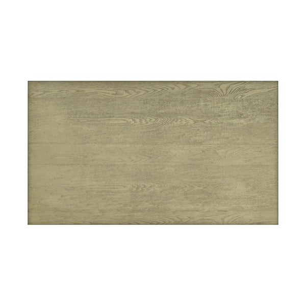 Deidrian Rectangular Coffee Table with Open Shelf and Matte Metal Frame for Living Room