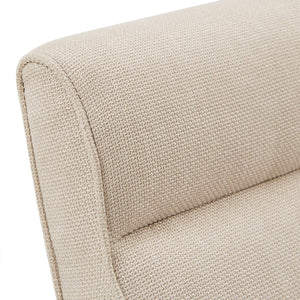Rurik Push Back Recliner with Arched Wood Arms and Coil Seating for Living Room