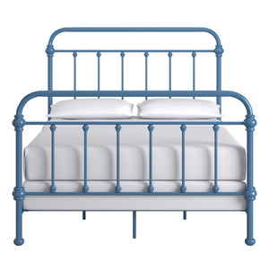 Homelegance Laroche Iron Spindle Bed Powder Coated Metal Frame for Modern Bedrooms E411BF-1BST(SPK)