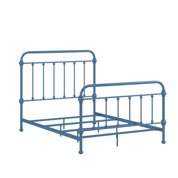 Laroche Iron Spindle Bed Powder Coated Metal Frame for Modern Bedrooms