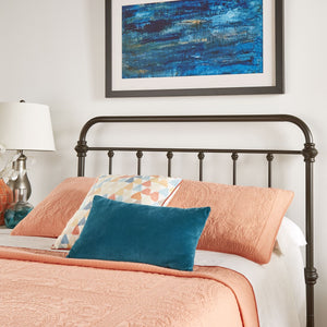 Laroche Iron Bed Antique Bronze Vintage Curved Metal Frame Bedroom