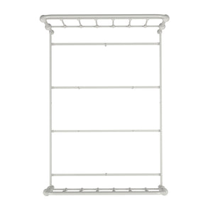 Laroche Iron Bed Curved Headboard Silver Birch Finish Elegant Bedroom Frame
