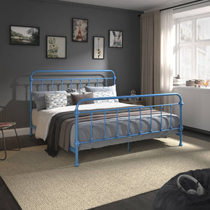 Laroche Iron Spindle Bed Timeless Curved Frame for Modern Bedrooms