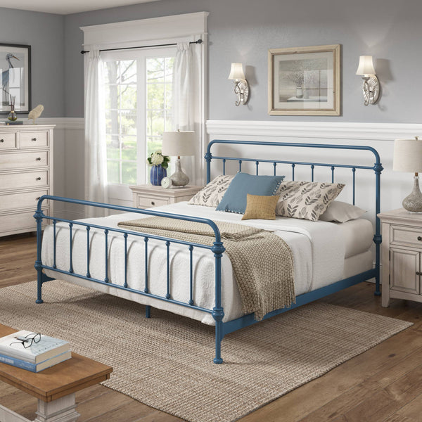 Laroche Iron Spindle Bed Timeless Curved Frame for Modern Bedrooms