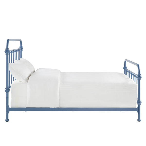 Laroche Iron Bed Frame with Curved Silhouette for a Calming Bedroom Retreat