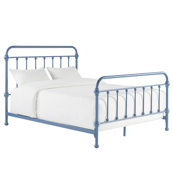 Laroche Iron Bed Frame with Curved Silhouette for a Calming Bedroom Retreat