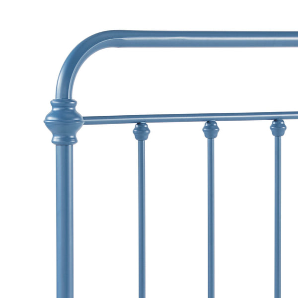 Laroche Iron Bed Frame with Curved Silhouette for a Calming Bedroom Retreat