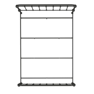 Laroche Iron Bed Antique Bronze Finish Curved Metal Frame Bedroom Centerpiece
