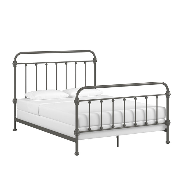 Laroche Curved Iron Bed with Elegant Silhouette for Modern Bedrooms