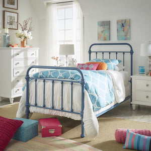 Laroche Iron Bed Curved Metal Frame Contemporary Bedroom Statement Piece