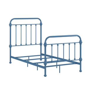 Laroche Iron Bed Curved Metal Frame Contemporary Bedroom Statement Piece