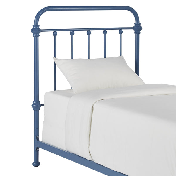 Laroche Iron Bed Curved Metal Frame Contemporary Bedroom Statement Piece