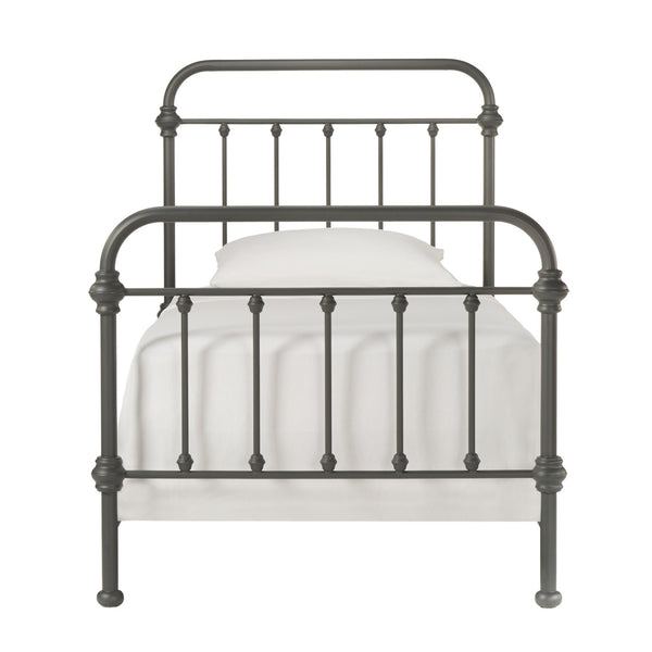 Homelegance Laroche Iron Bed with Curved Headboard for Elegant Modern Bedrooms E411BT-1GA(SPK)