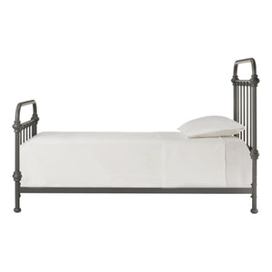 Laroche Iron Bed with Curved Headboard for Elegant Modern Bedrooms