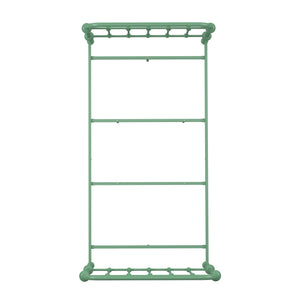 Laroche Iron Bed Curved Silhouette Powder Coat Green Finish Bedroom