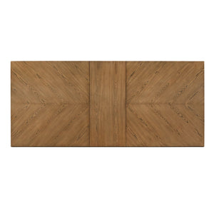 Walnut Ash Veneer Extendable Dining Table with Geometric X Base