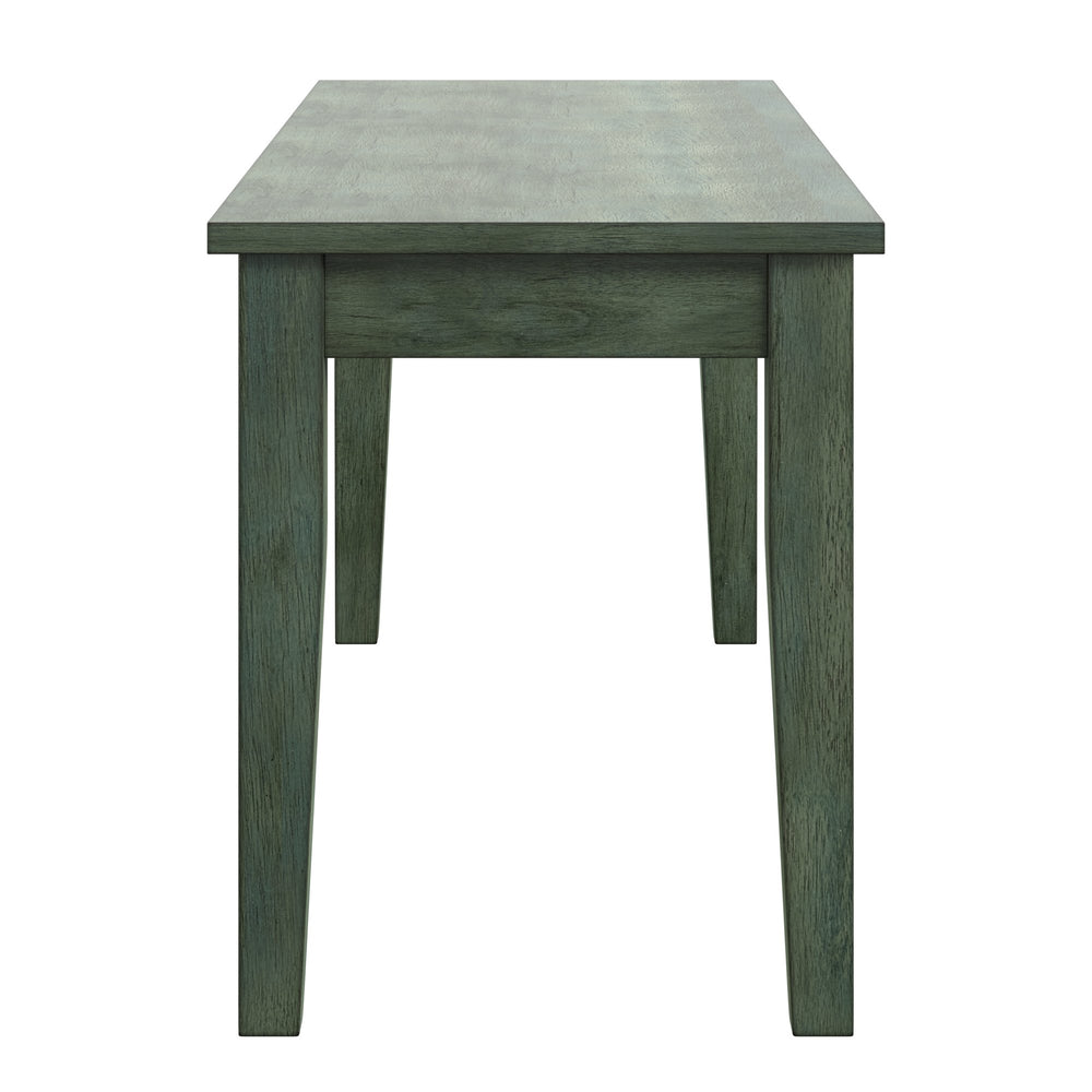 Homelegance Oneill Solid Rubberwood Bench with Distressed Finish for Dining or Entryway Accent Antique Sage E557-14AQ
