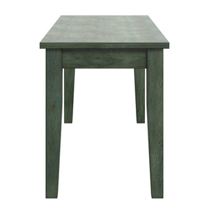 Oneill Solid Rubberwood Bench with Distressed Finish for Dining or Entryway Accent