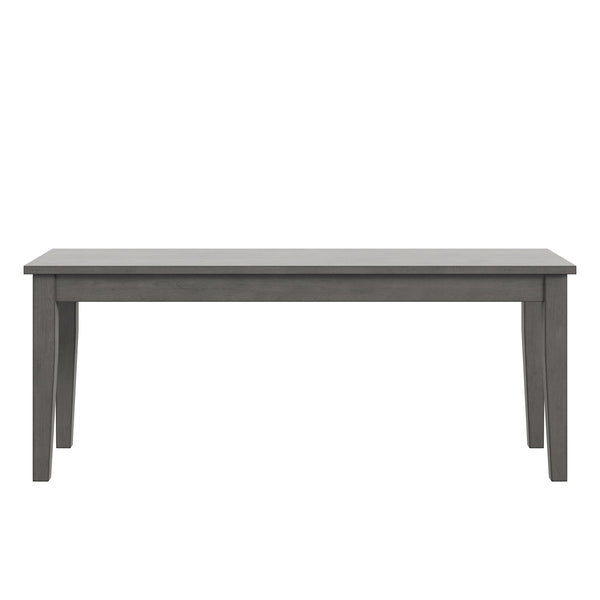 Oneill Solid Rubberwood Bench with Distressed Finish for Dining or Entryway Accent