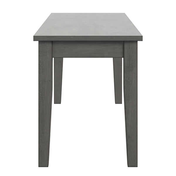 Oneill Solid Rubberwood Bench with Distressed Finish for Dining or Entryway Accent